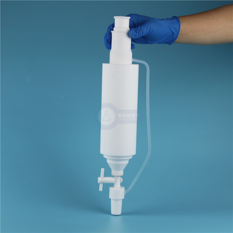 特氟龍PTFE恒壓分液漏斗250ml可耐受酸堿可定制